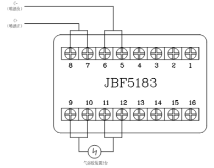 JBF5016湖南气体灭火控制器控制气溶胶湖南气灭装置接线